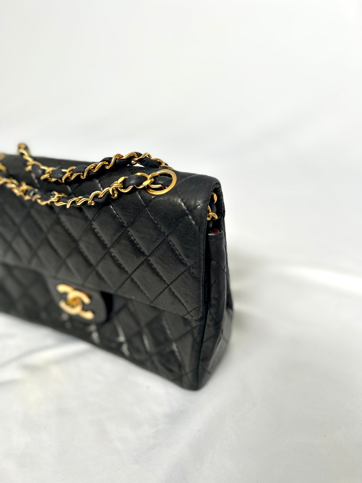 Chanel Black Lambskin Small Class Flap