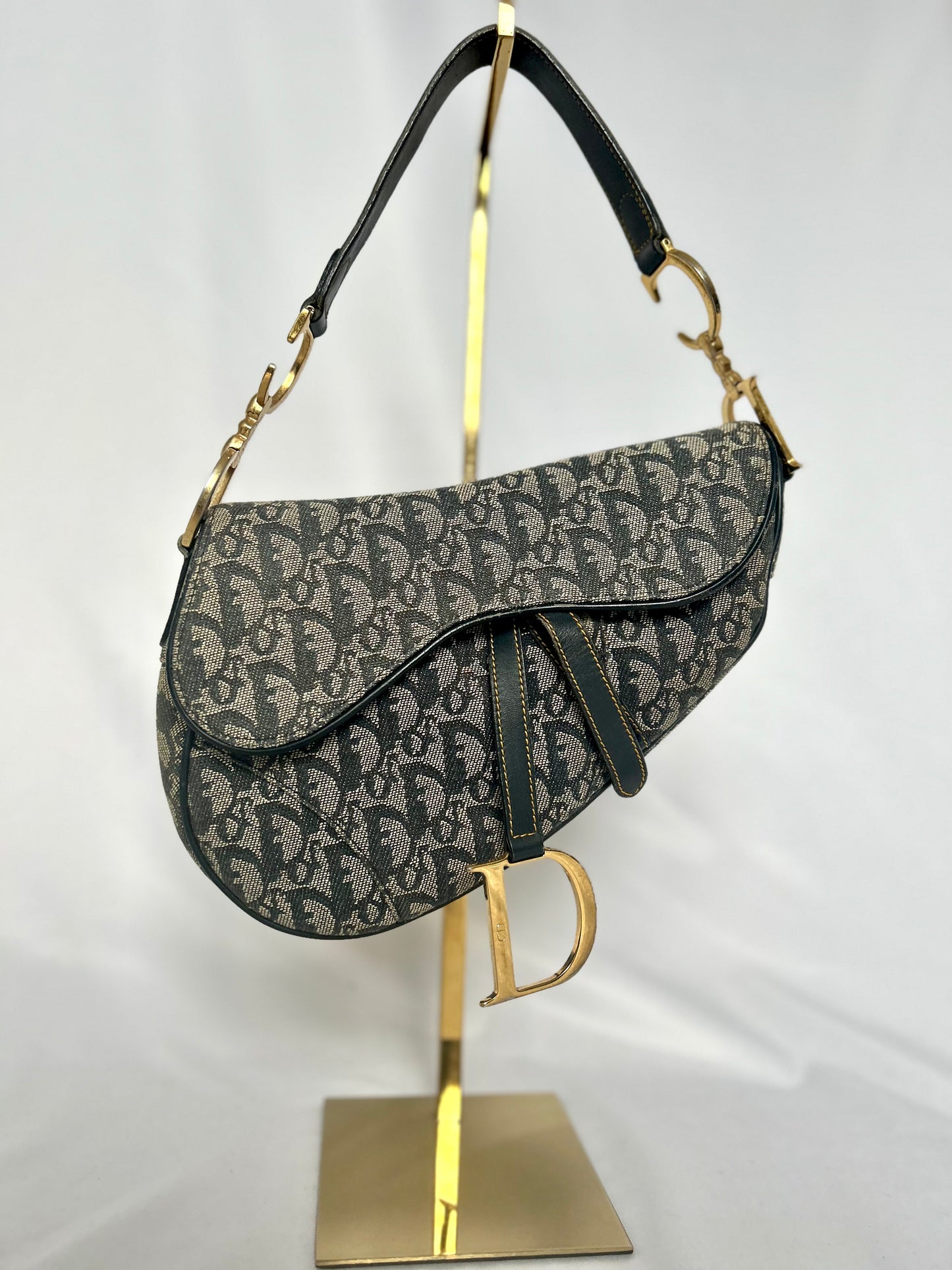 Dior Monogram Saddle Bag