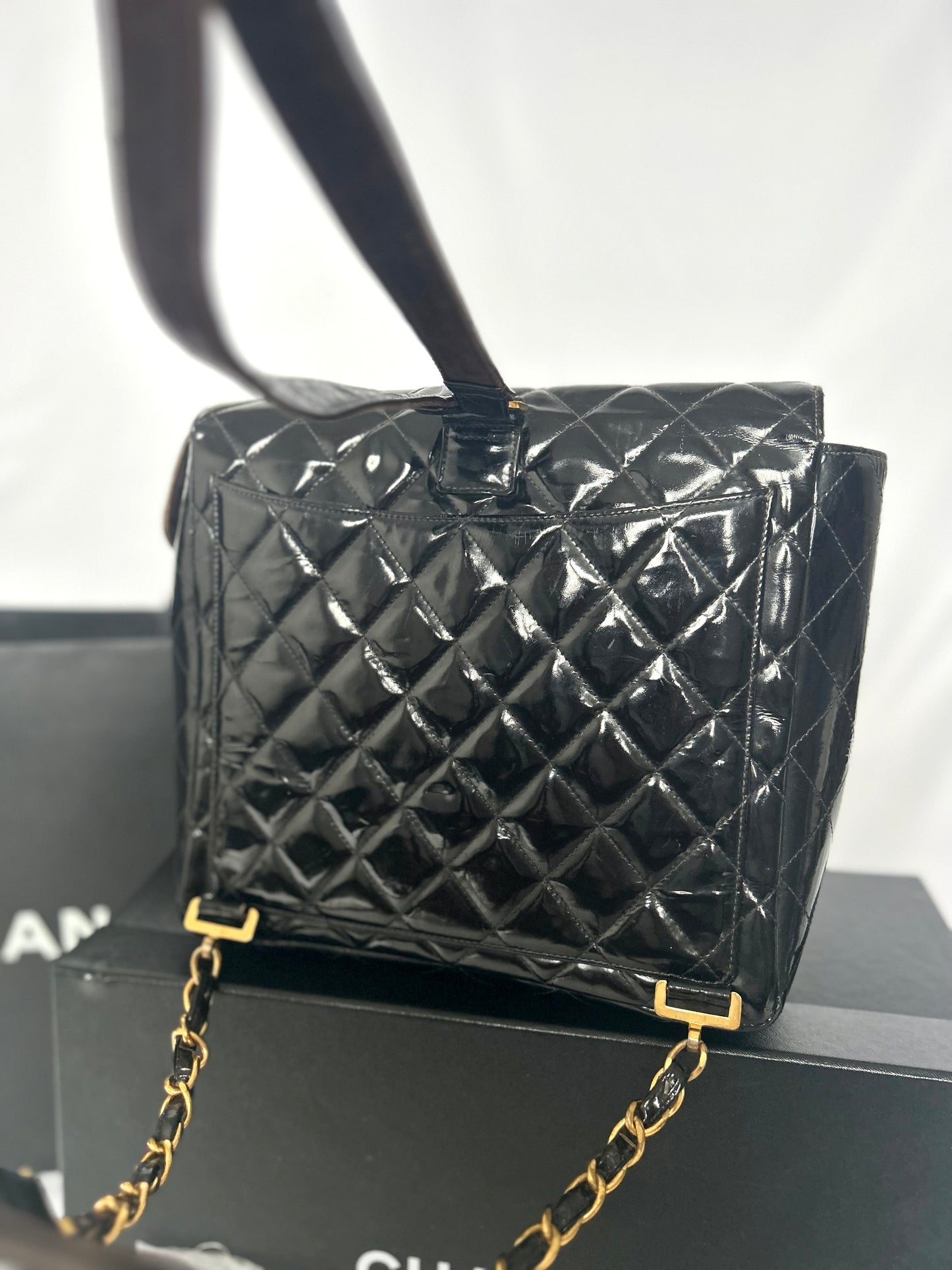 Chanel Patent Leather backpack