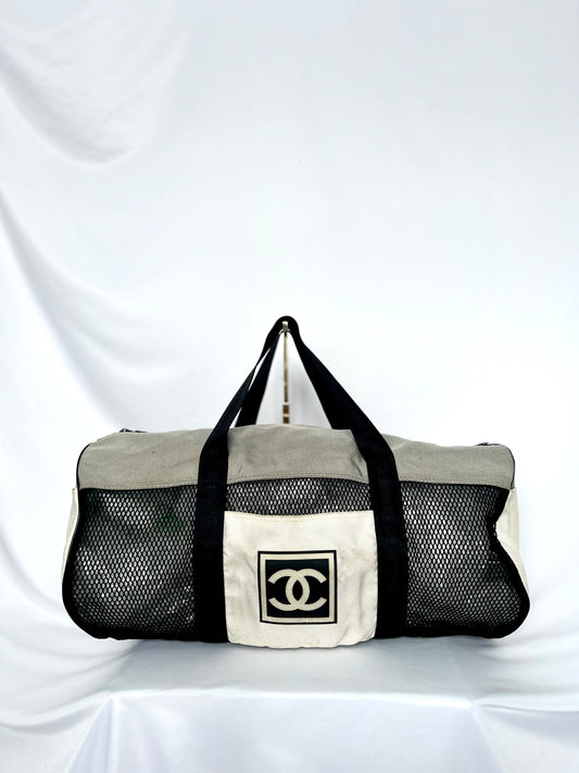 Chanel Sports Line Mesh Duffle Bag