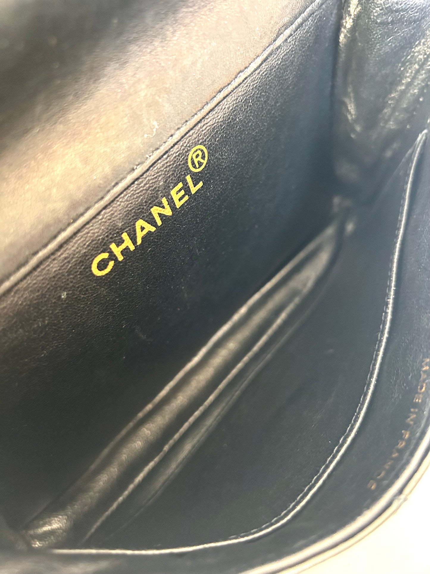 Double Faced Chanel Patent Leather Flap Bag Purse Shoulder Bag