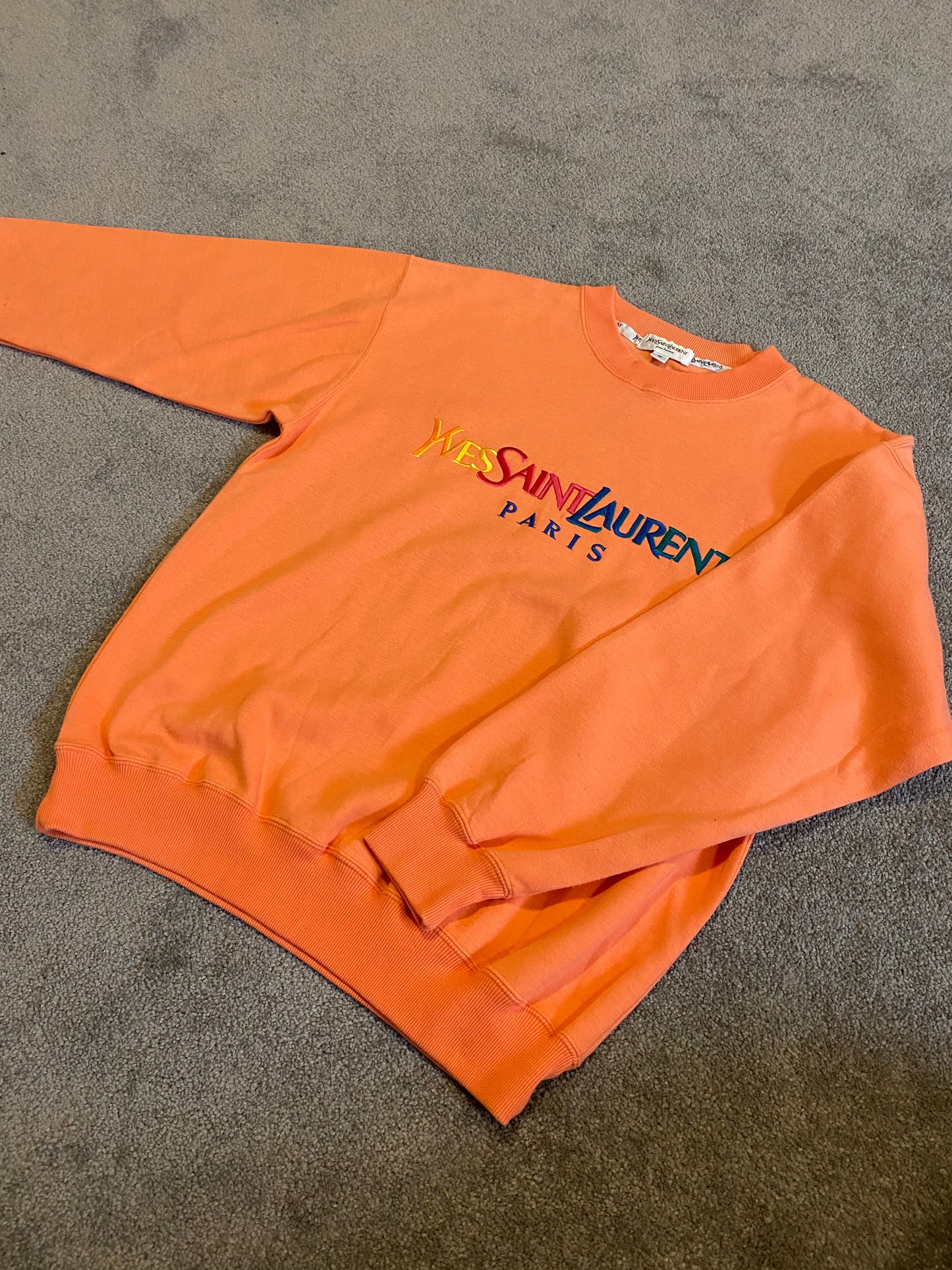 YSL Peach Crewneck