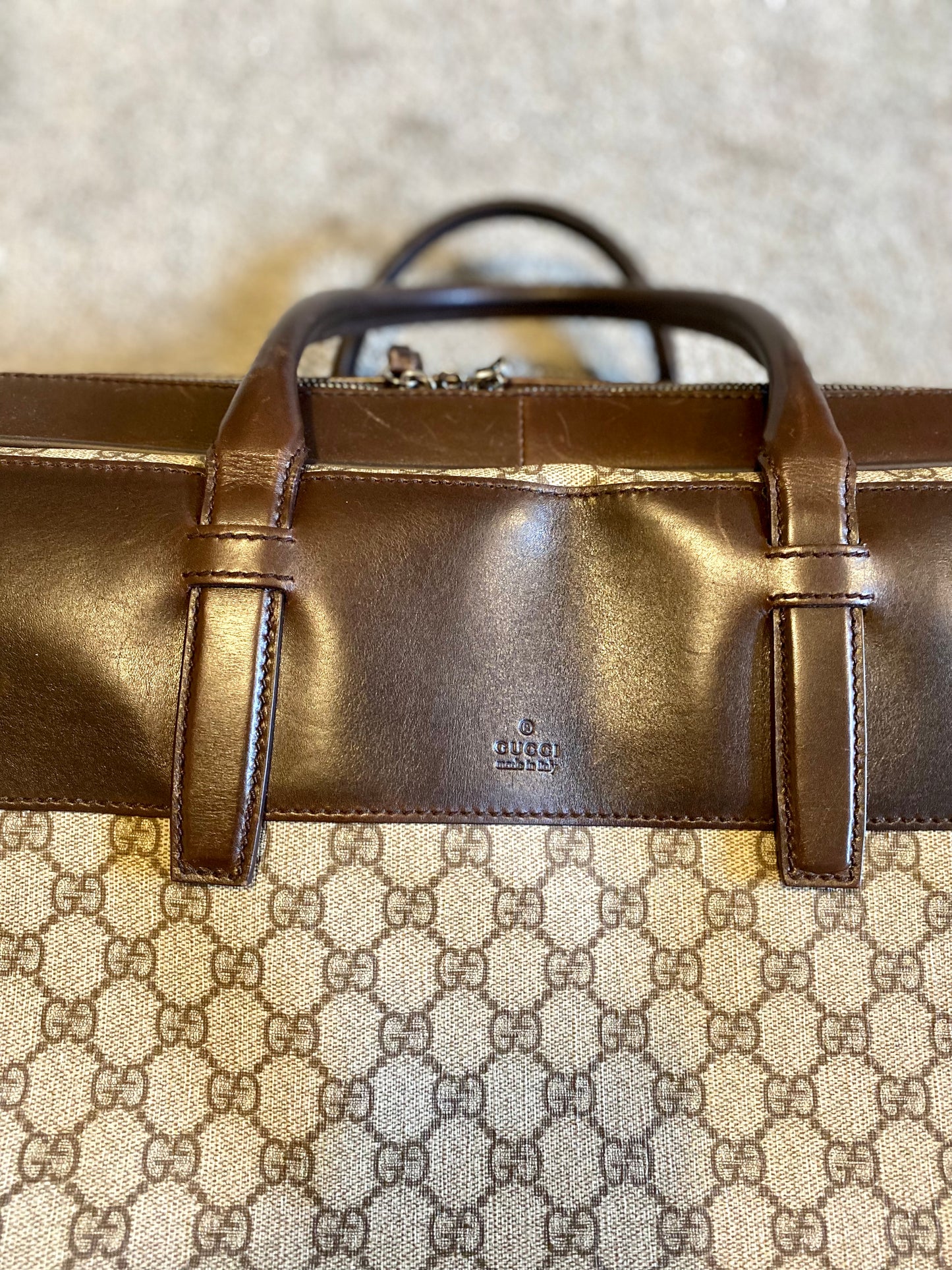 Gucci Soft Leather Luggage