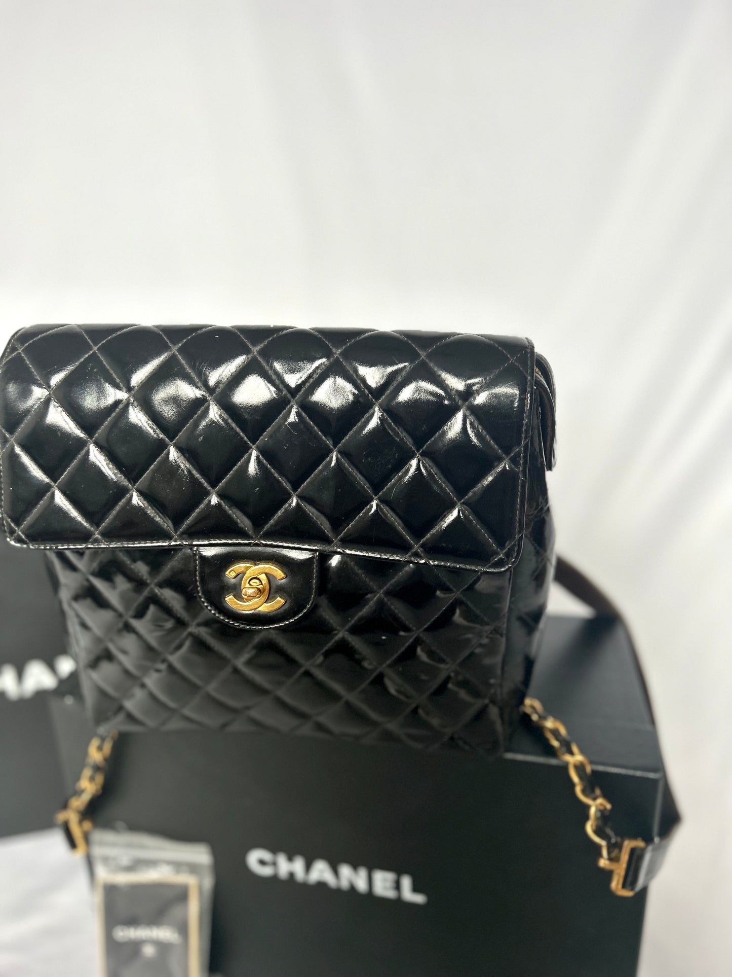 Chanel Patent Leather backpack