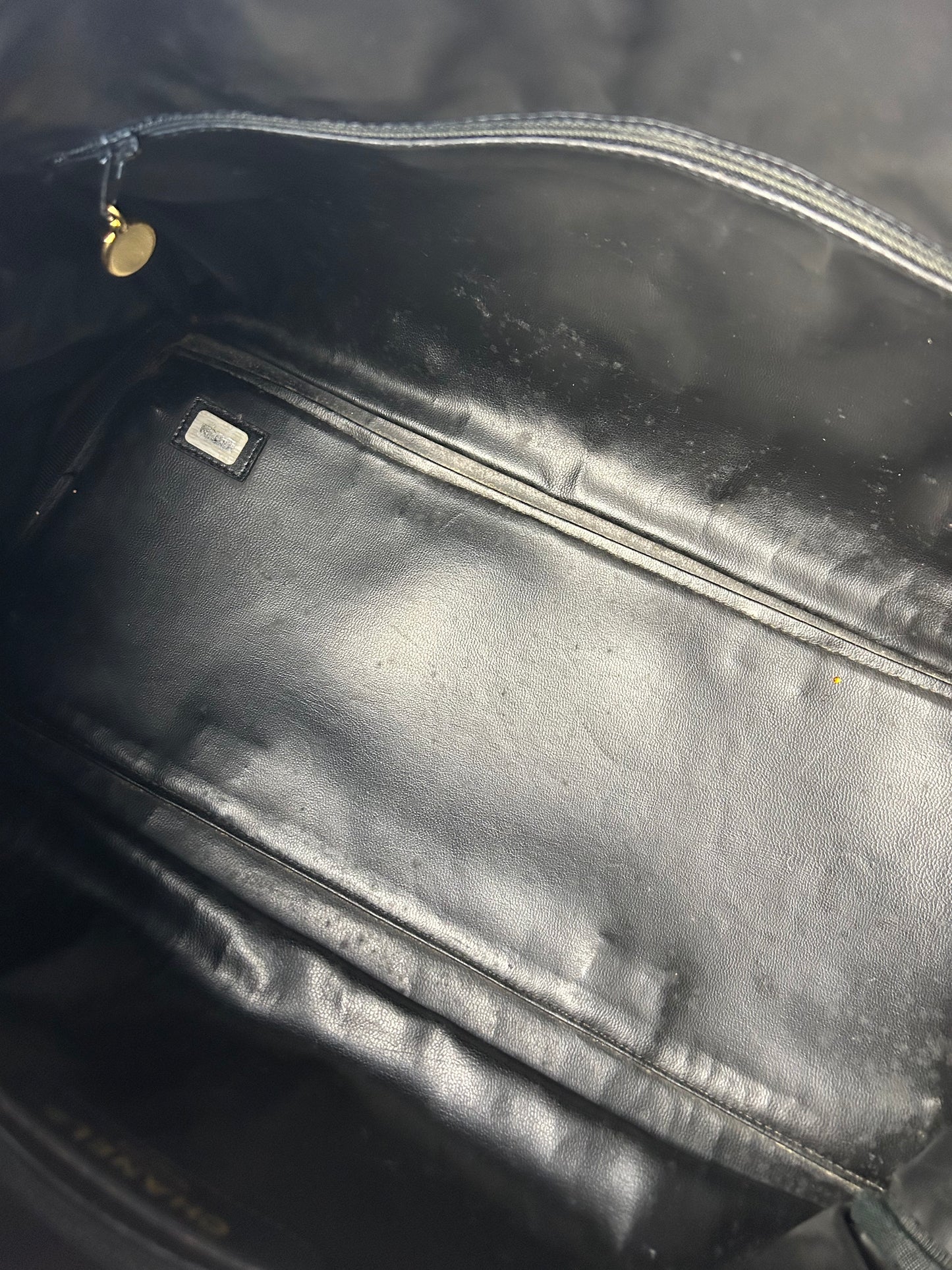Chanel Mini Lambskin Boston Bag
