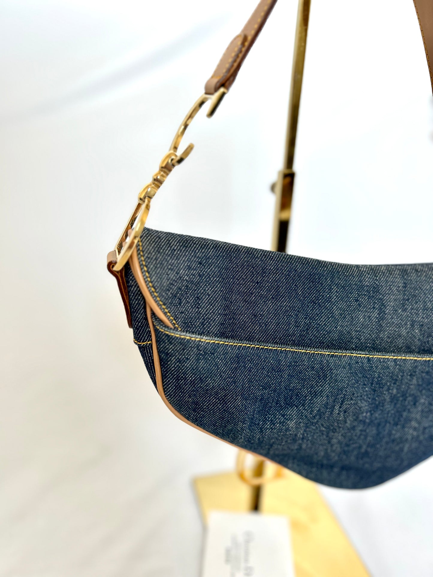 Dior Denim Saddle Bag