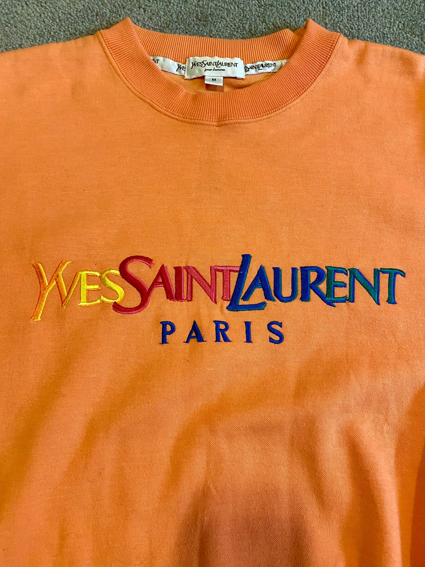 YSL Peach Crewneck