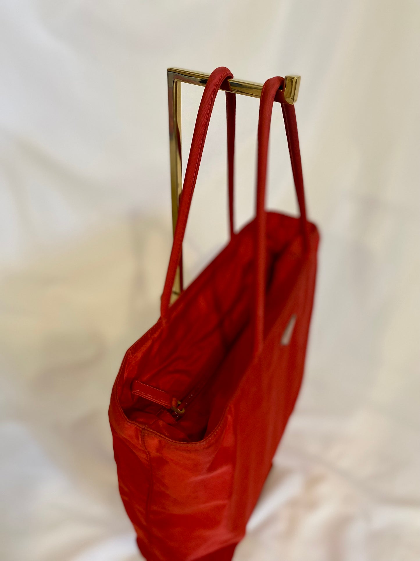 Red Prada Tote Bag