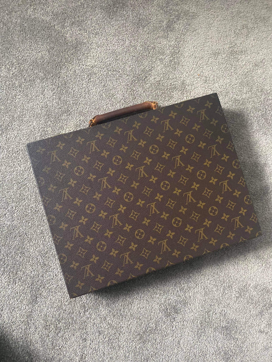 Louis Vuitton Hard Leather Briefcase