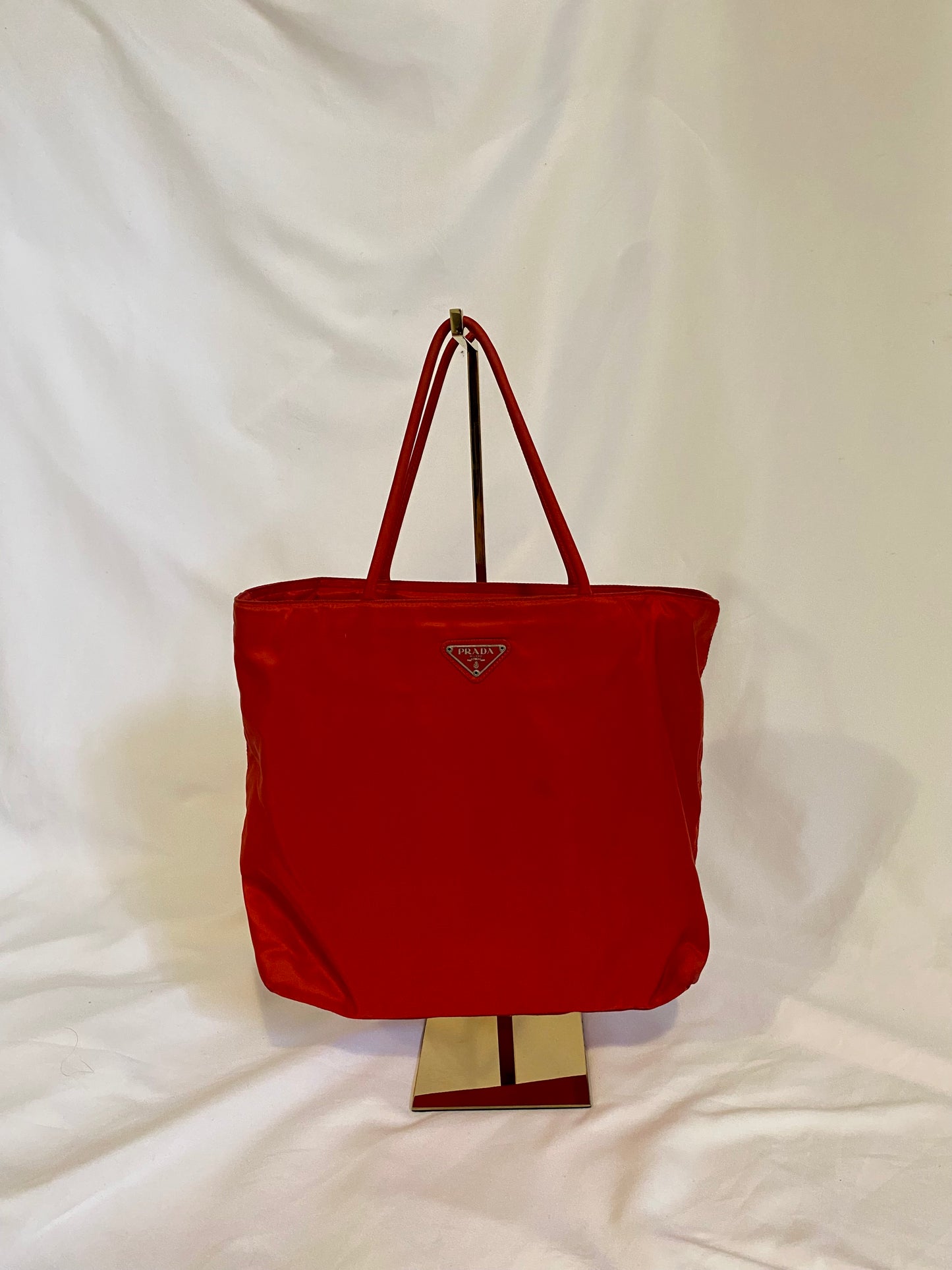 Red Prada Tote Bag