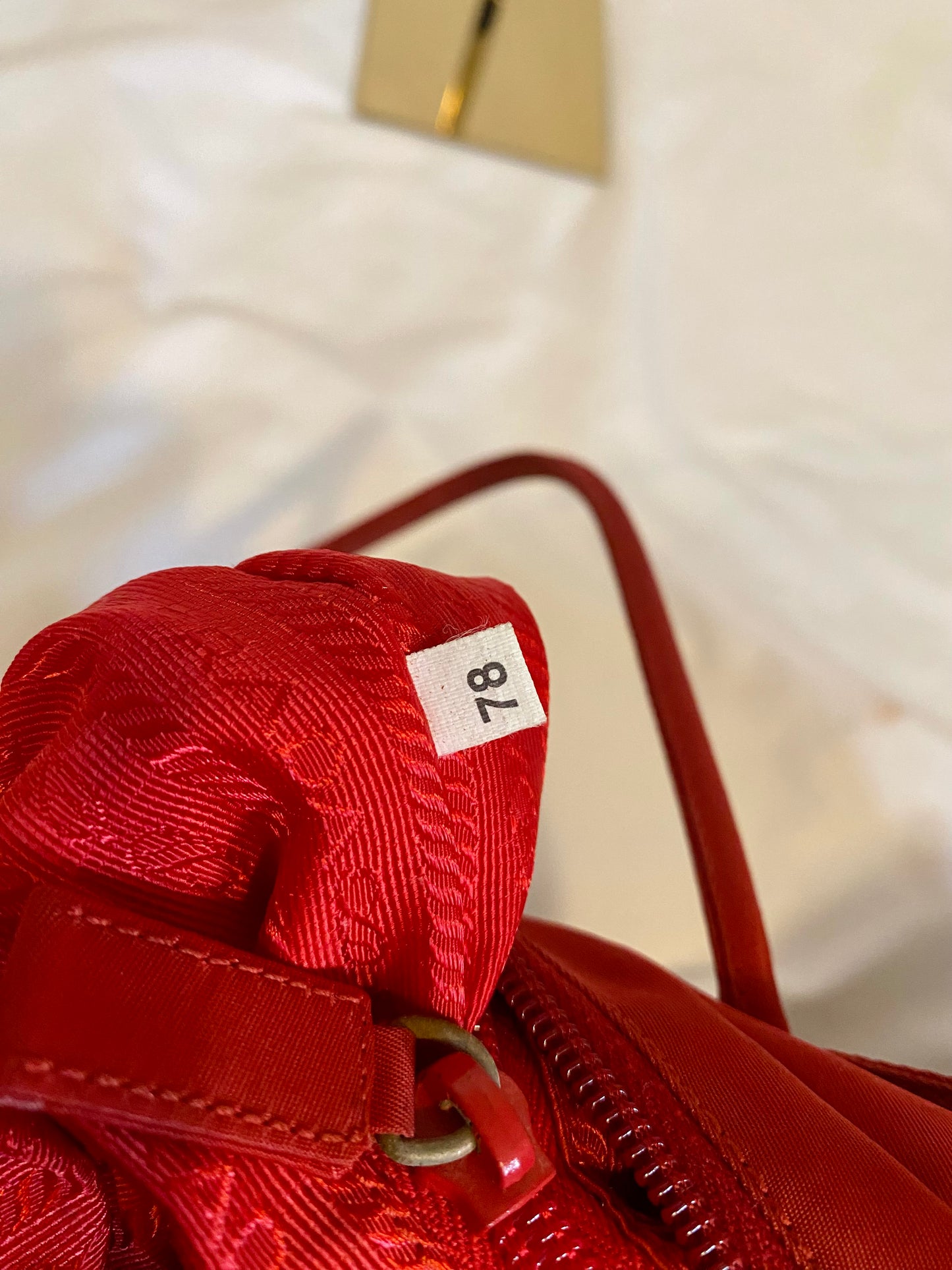 Red Prada Tote Bag