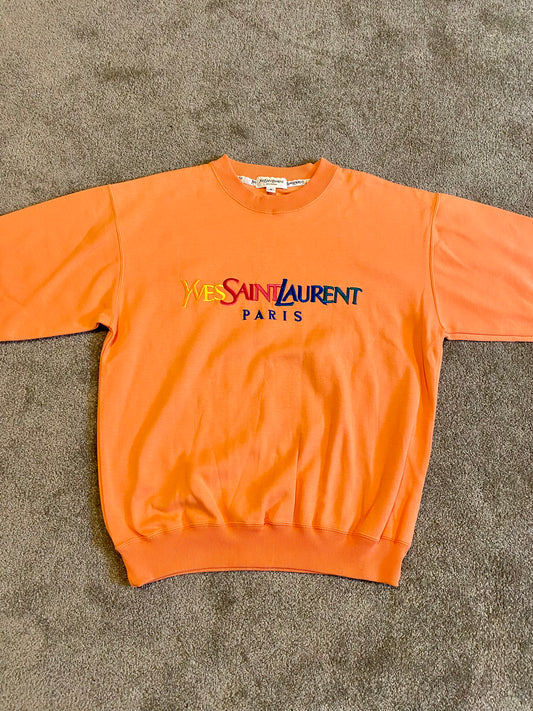 YSL Peach Crewneck