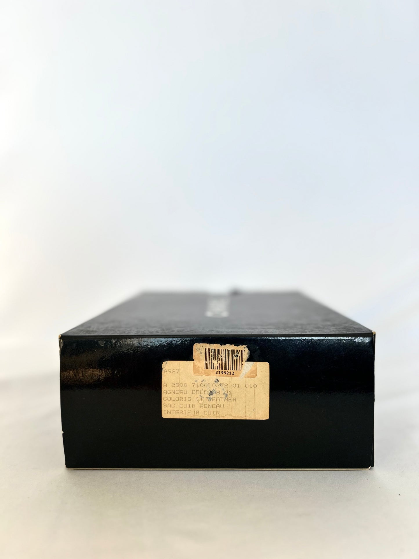 Authentic Chanel Black Lambskin Mini Square Flap Bag