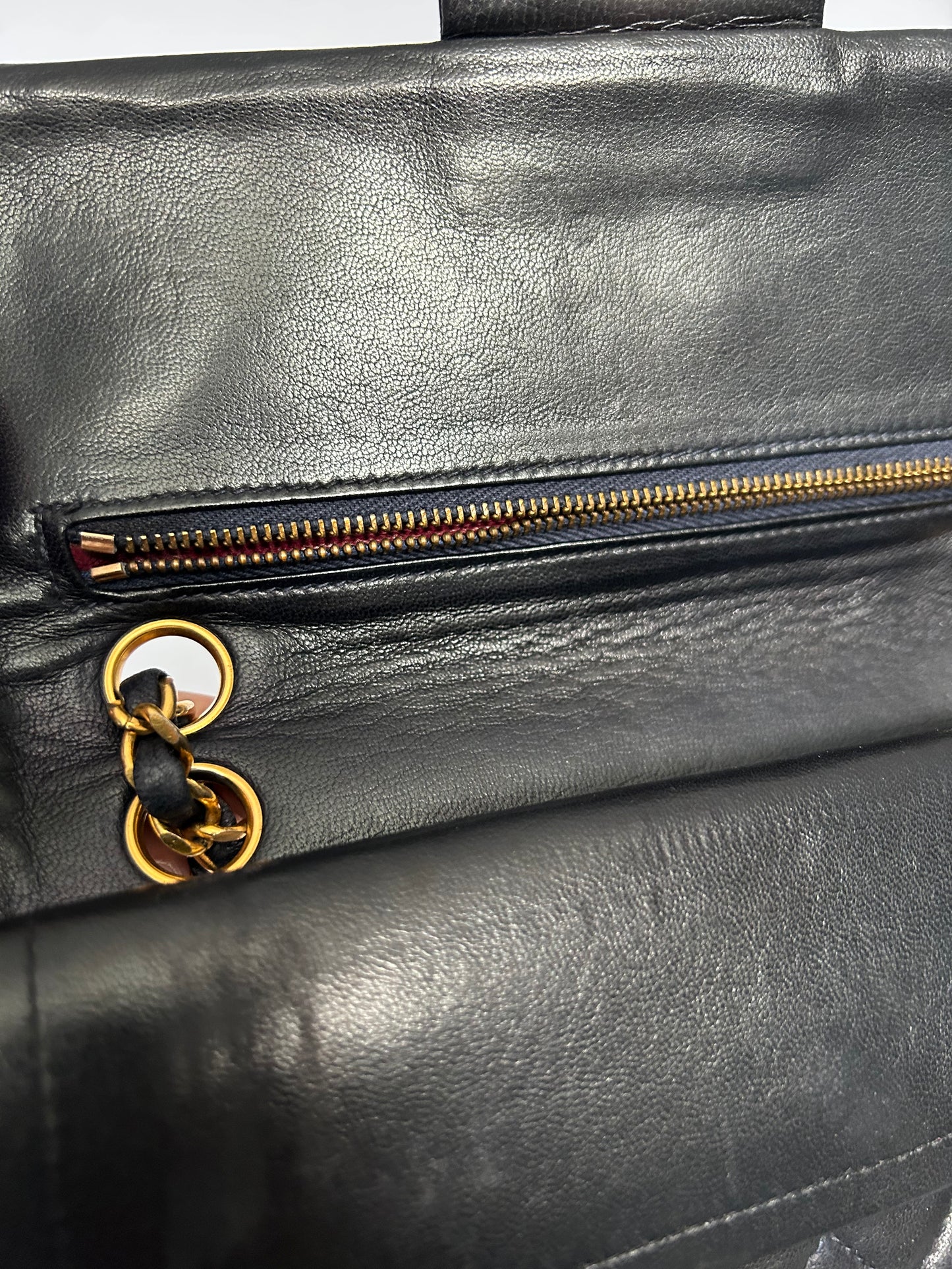 Chanel Black Lambskin Small Class Flap