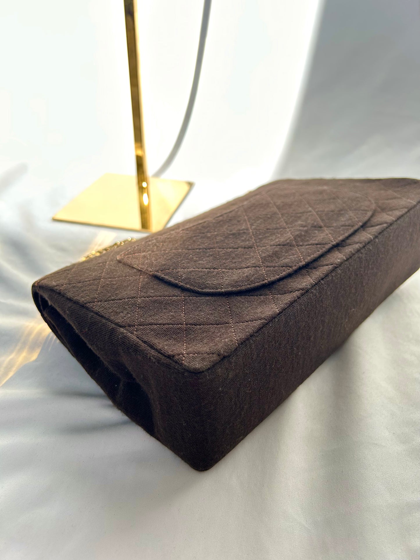 Chocolate Brown Soft Classic Flap