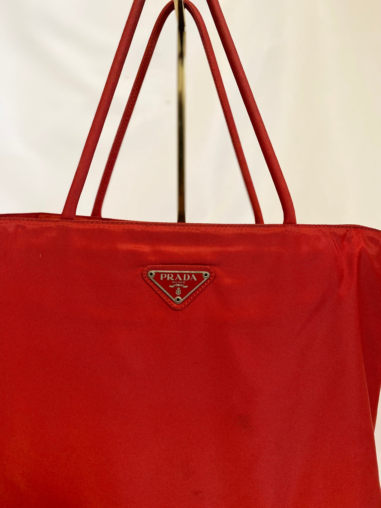 Red Prada Tote Bag