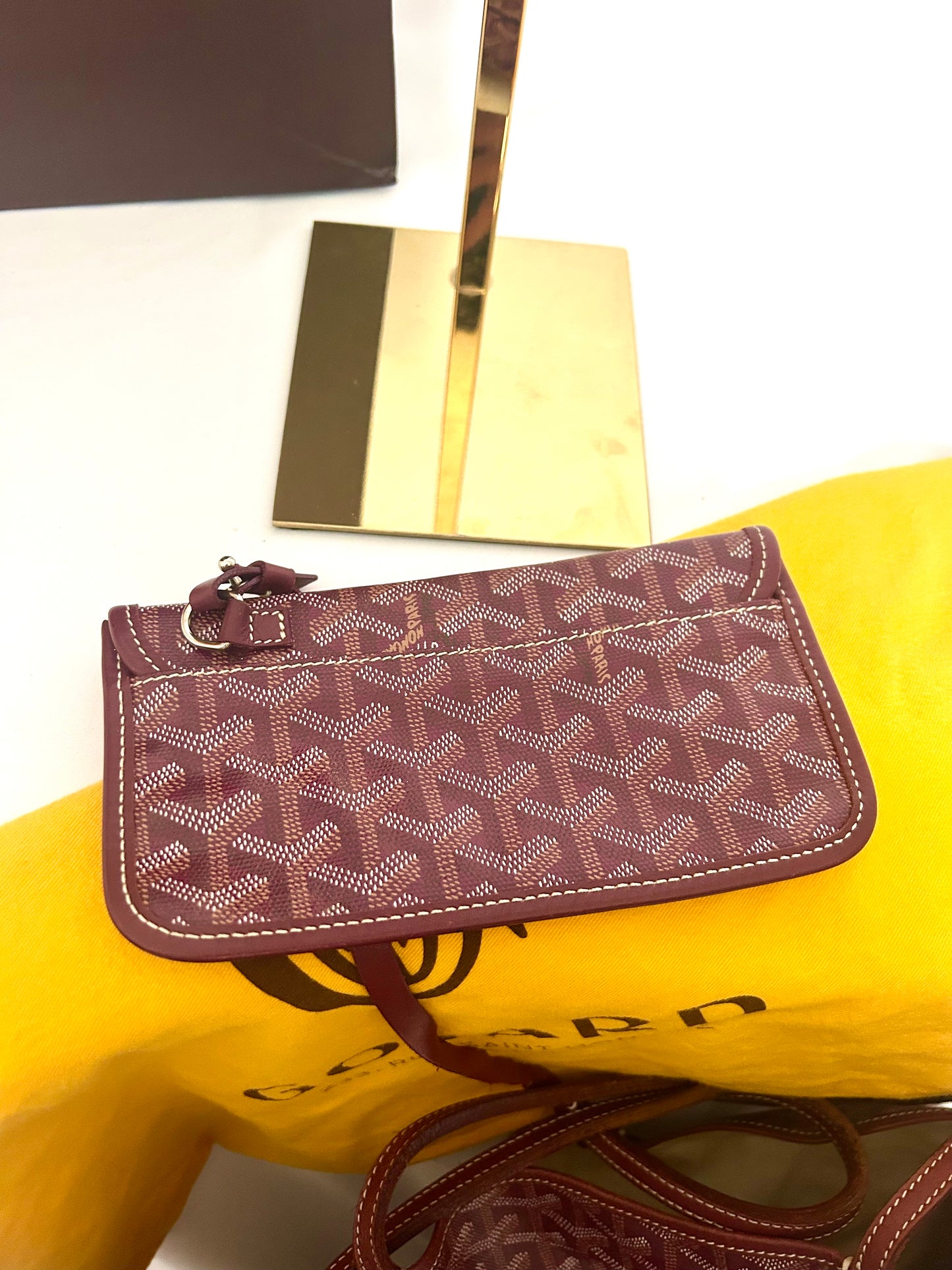 Goyard Burgundy Saint Louis GM