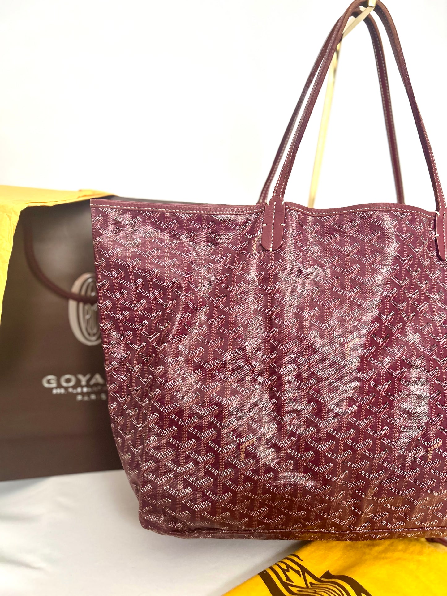 Goyard Burgundy Saint Louis GM