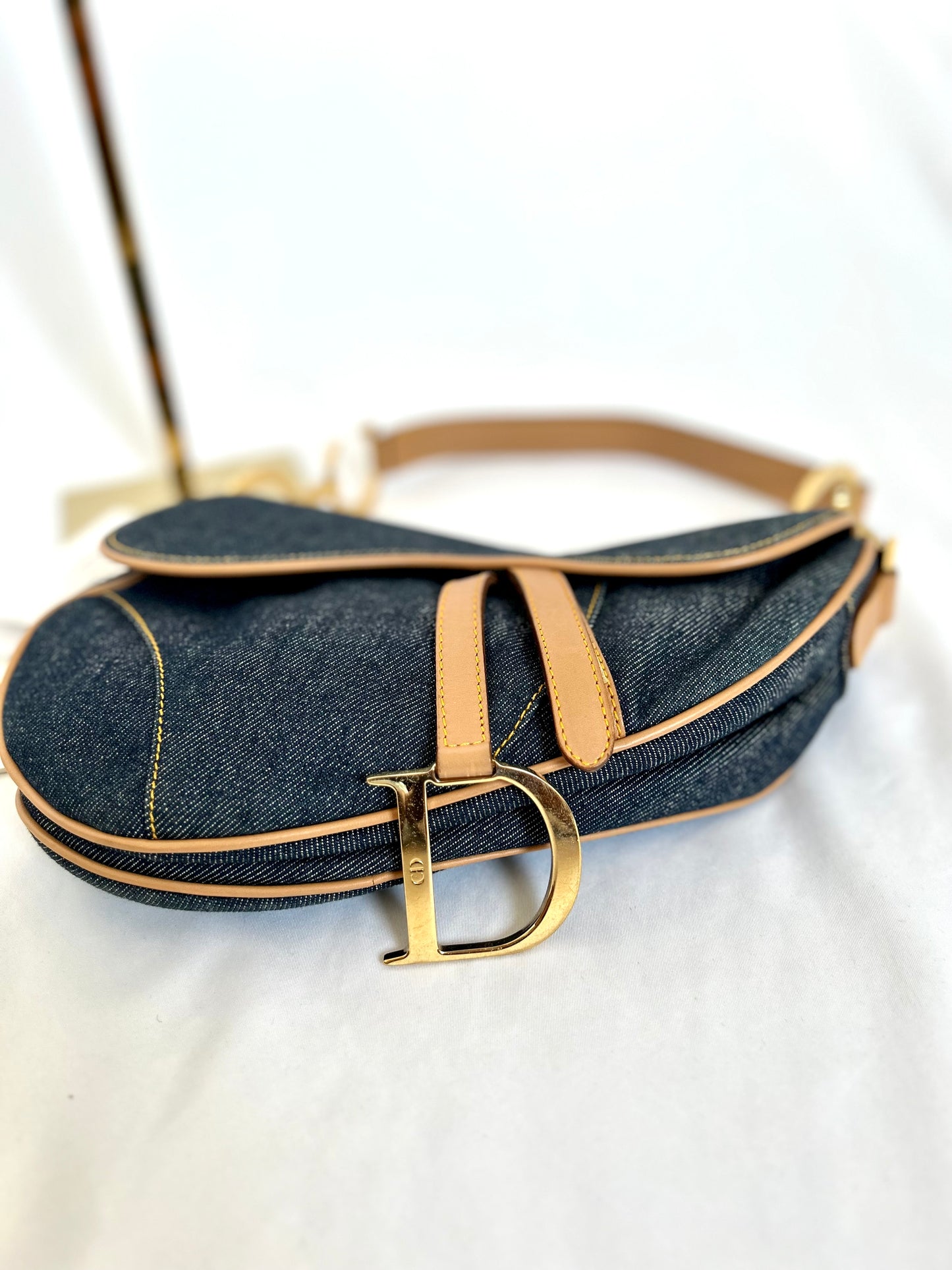 Dior Denim Saddle Bag