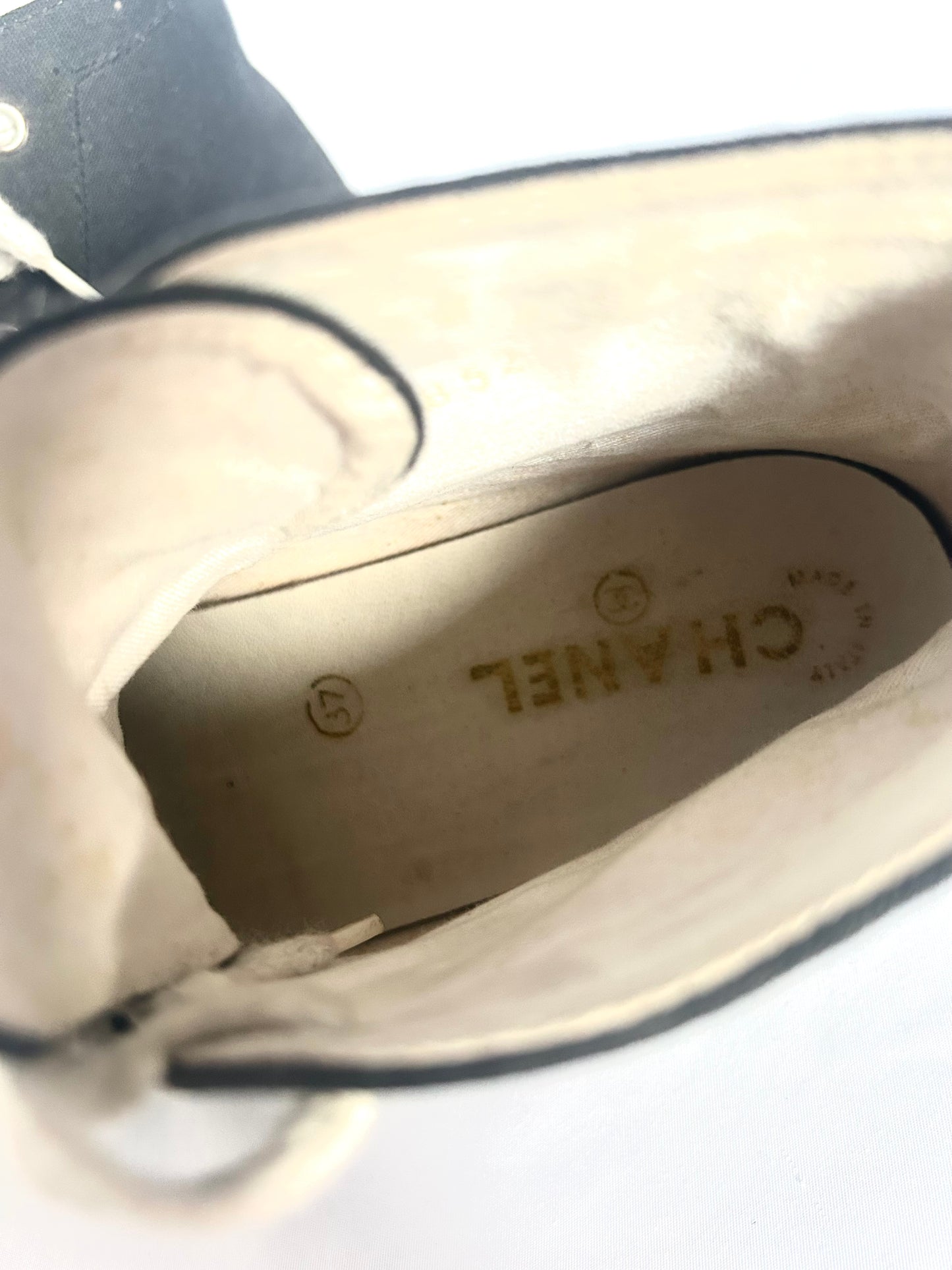 Chocolate Brown Chanel 1980s Vintage Medium Lambskin Classic Flap & Chanel Sneakers