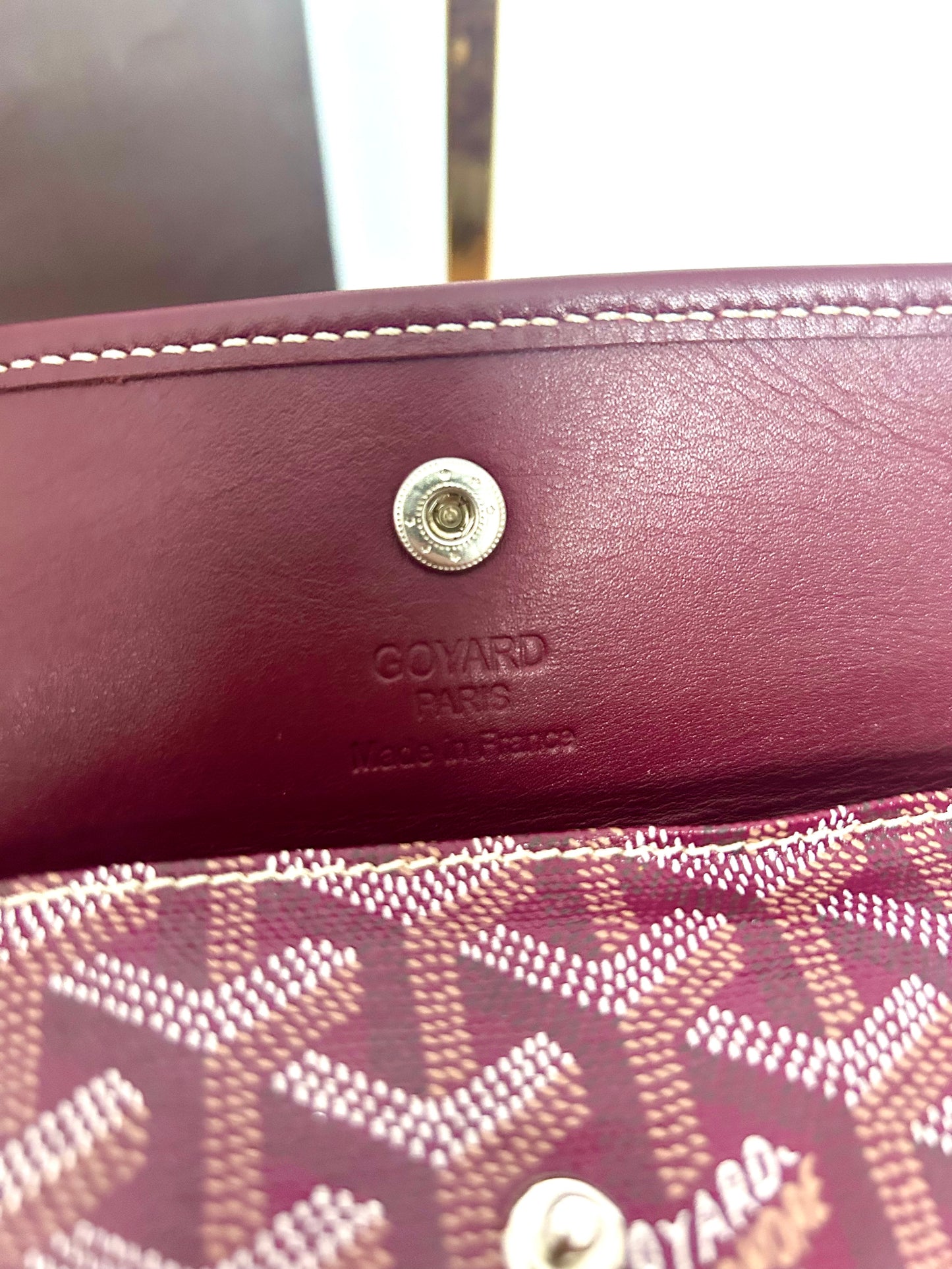 Goyard Burgundy Saint Louis GM