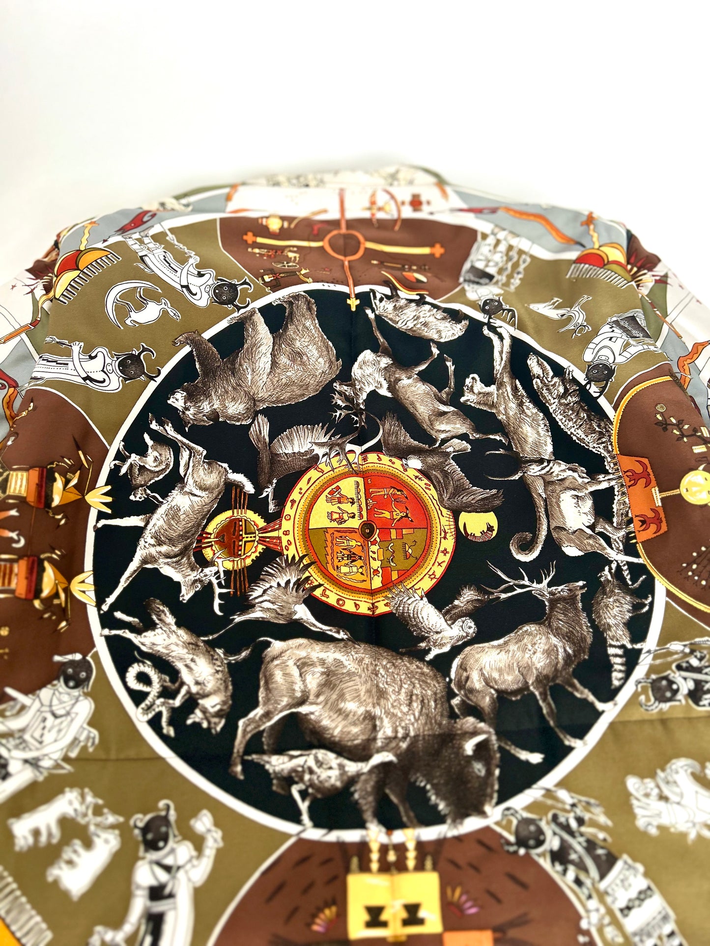 Archival Hermes Silk Detachable Sleeve Jacket Coat designed by Martin Margiela