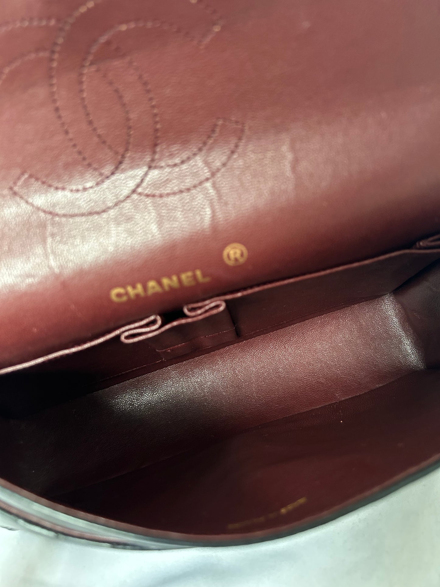 Black Vintage Chanel Lambskin Medium Classic Flap