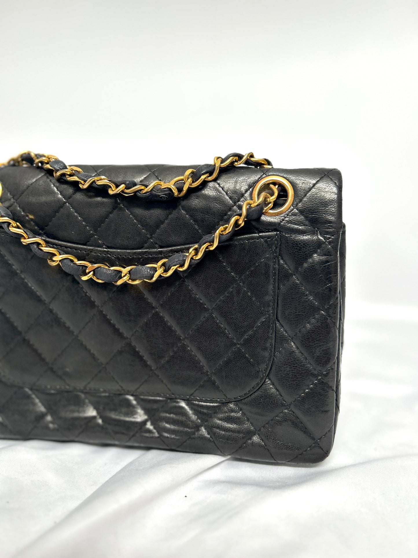 Chanel Black Lambskin Small Class Flap