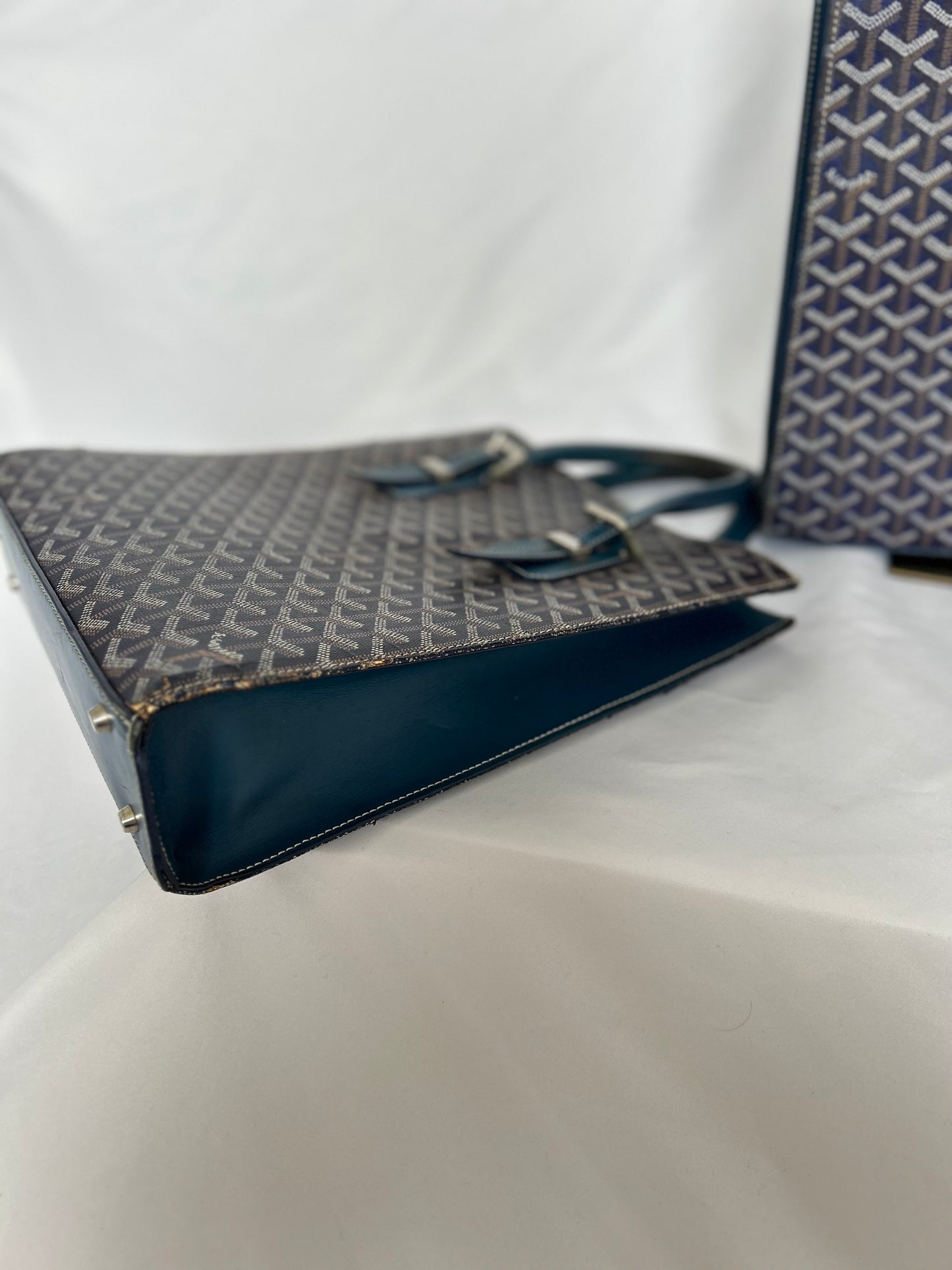 Goyard Comores Tote Bag PM (has chipped top corner)