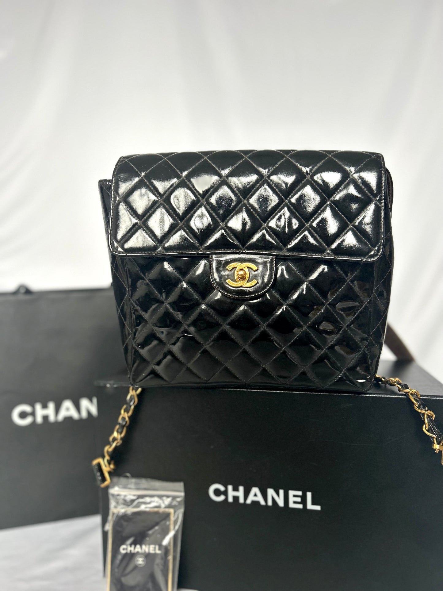 Chanel Patent Leather backpack
