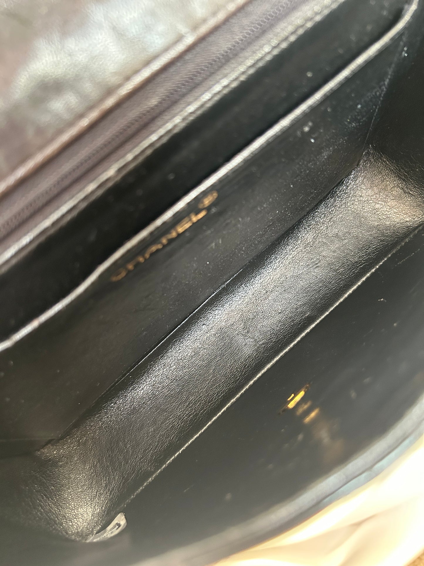 Chanel Patent Leather Single Flap Bag