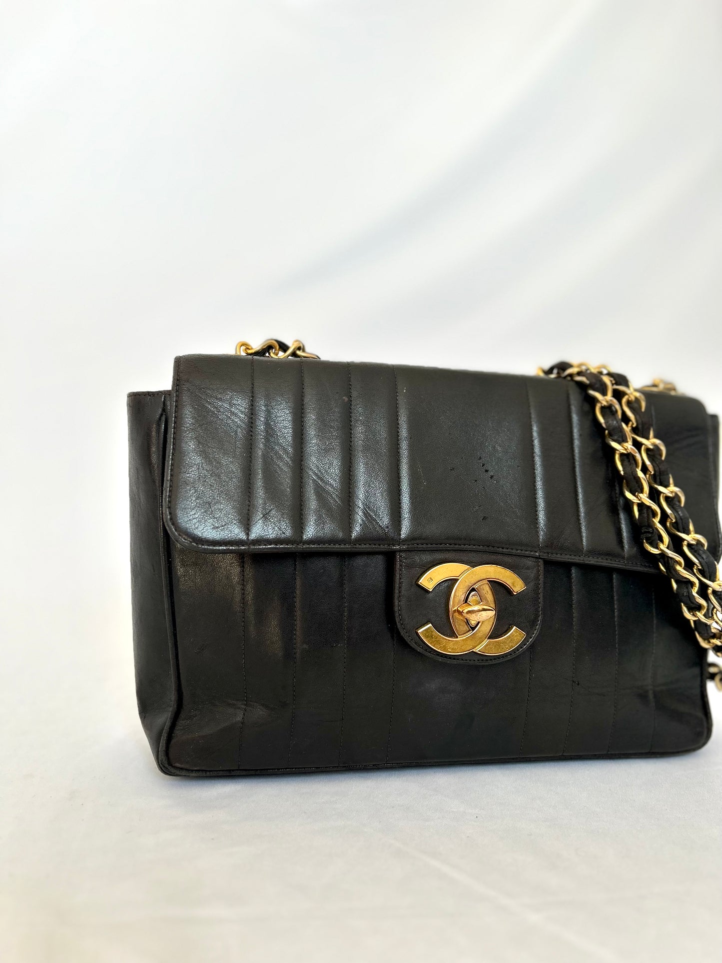 Chanel Lambskin Mademoiselle Jumbo