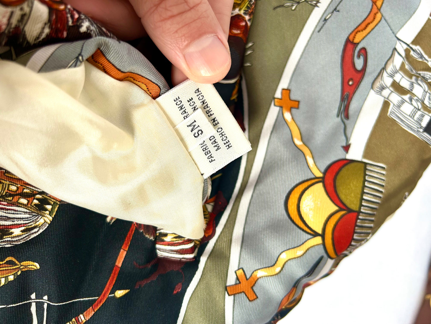 Archival Hermes Silk Detachable Sleeve Jacket Coat designed by Martin Margiela