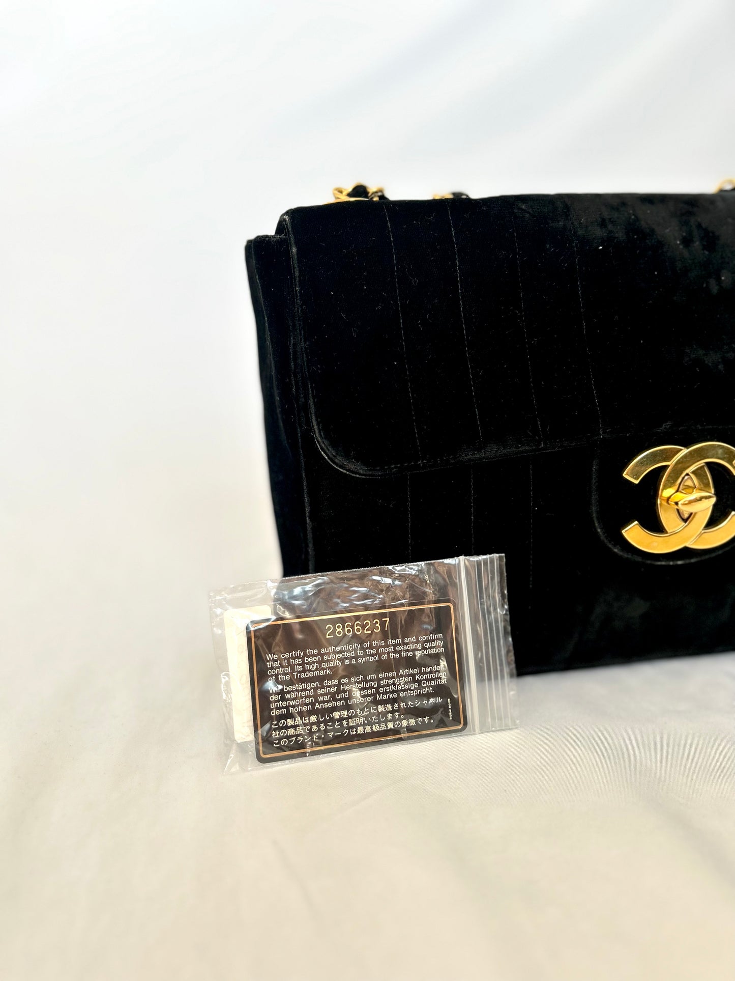 Chanel Velvet 1993-1994 Jumbo