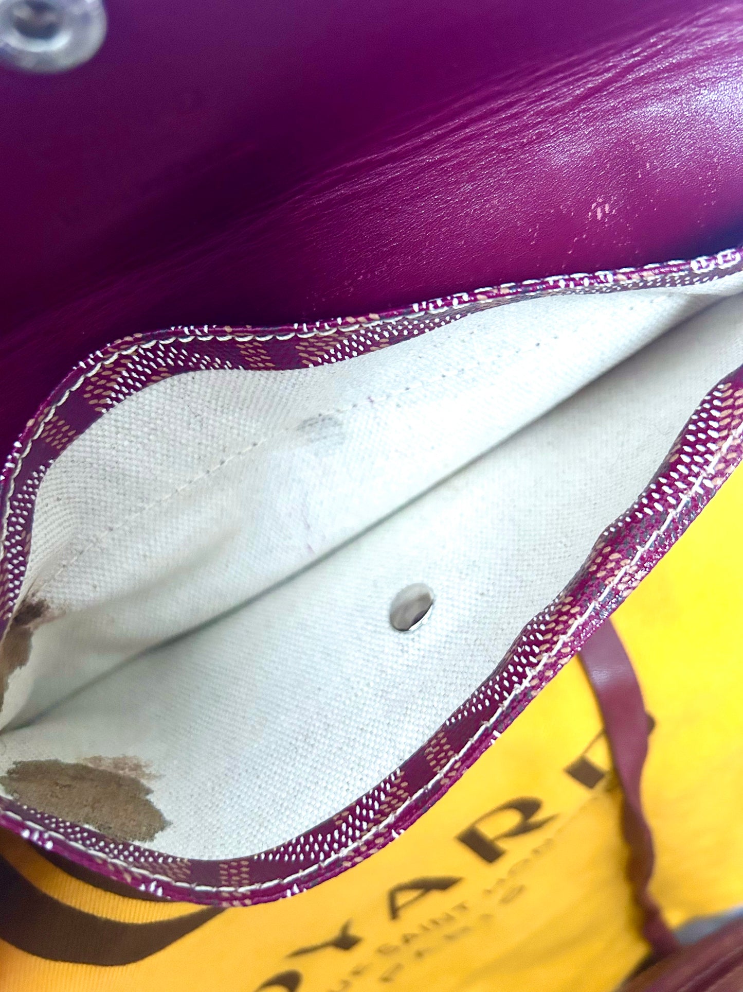 Goyard Burgundy Saint Louis GM