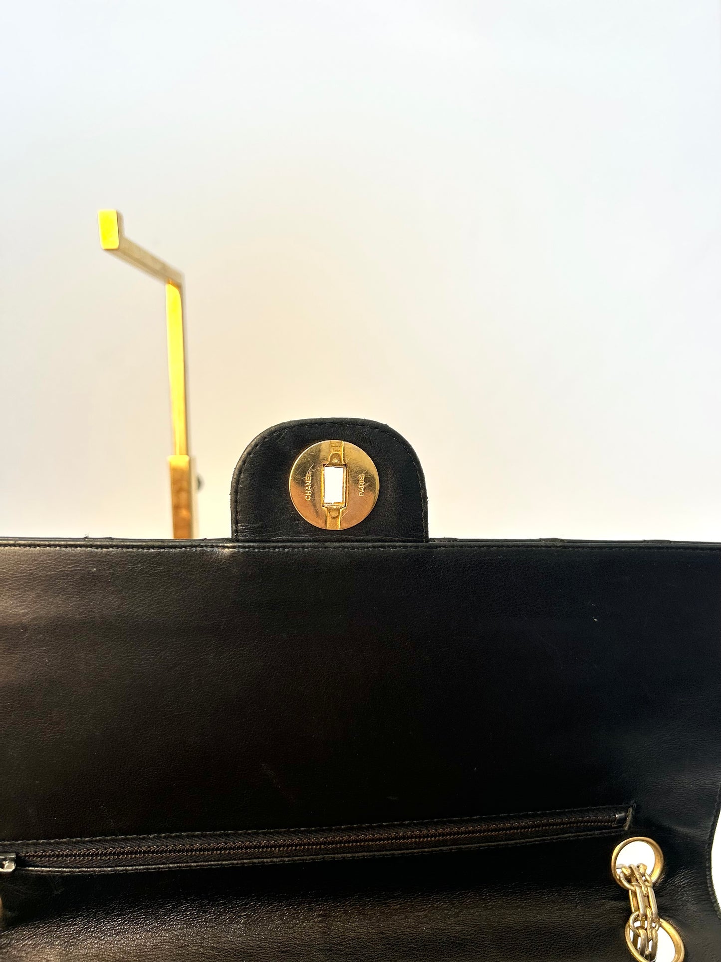 Authentic Chanel Medium Lambskin Classic Flap Bag