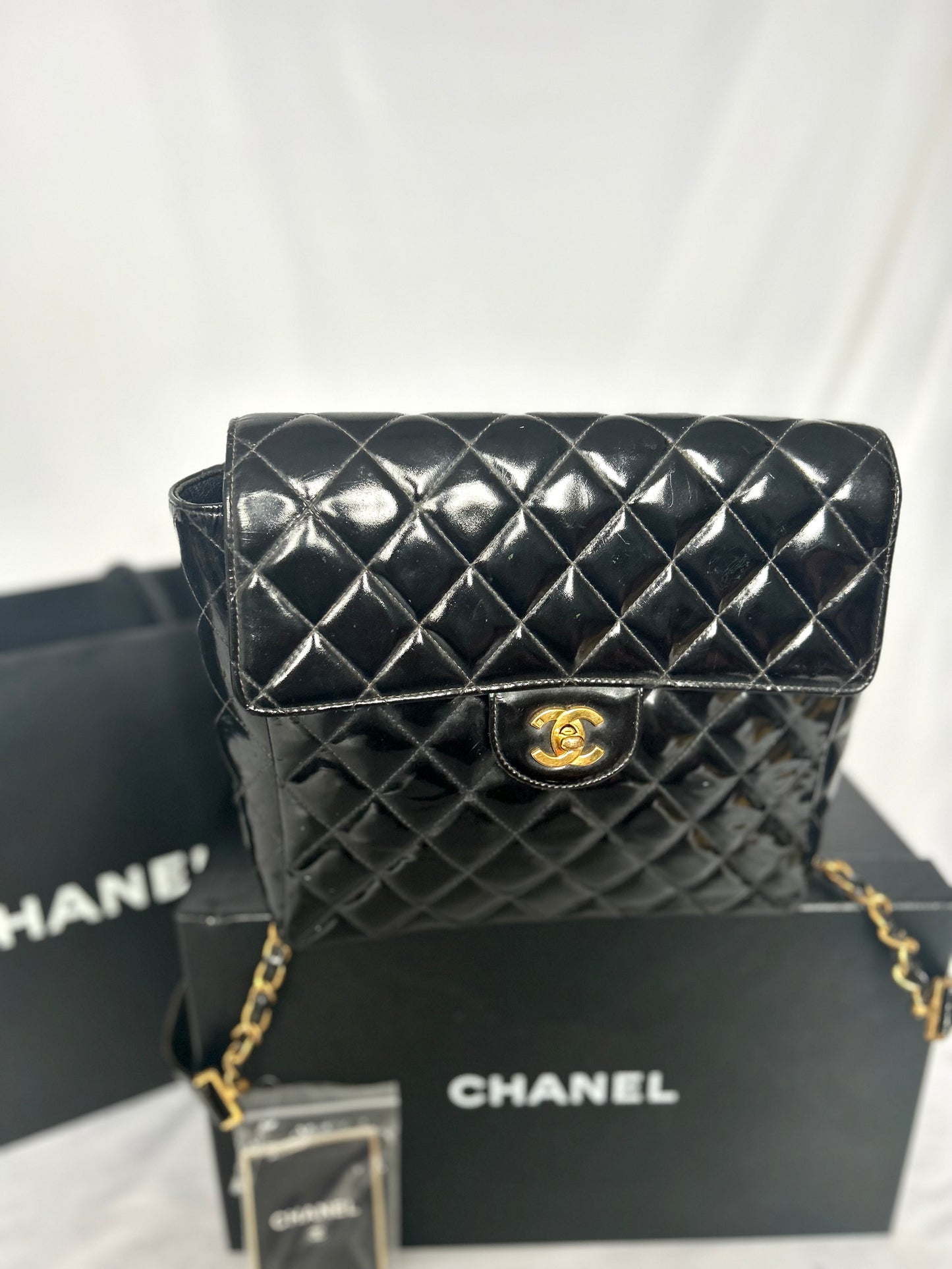 Chanel Patent Leather backpack