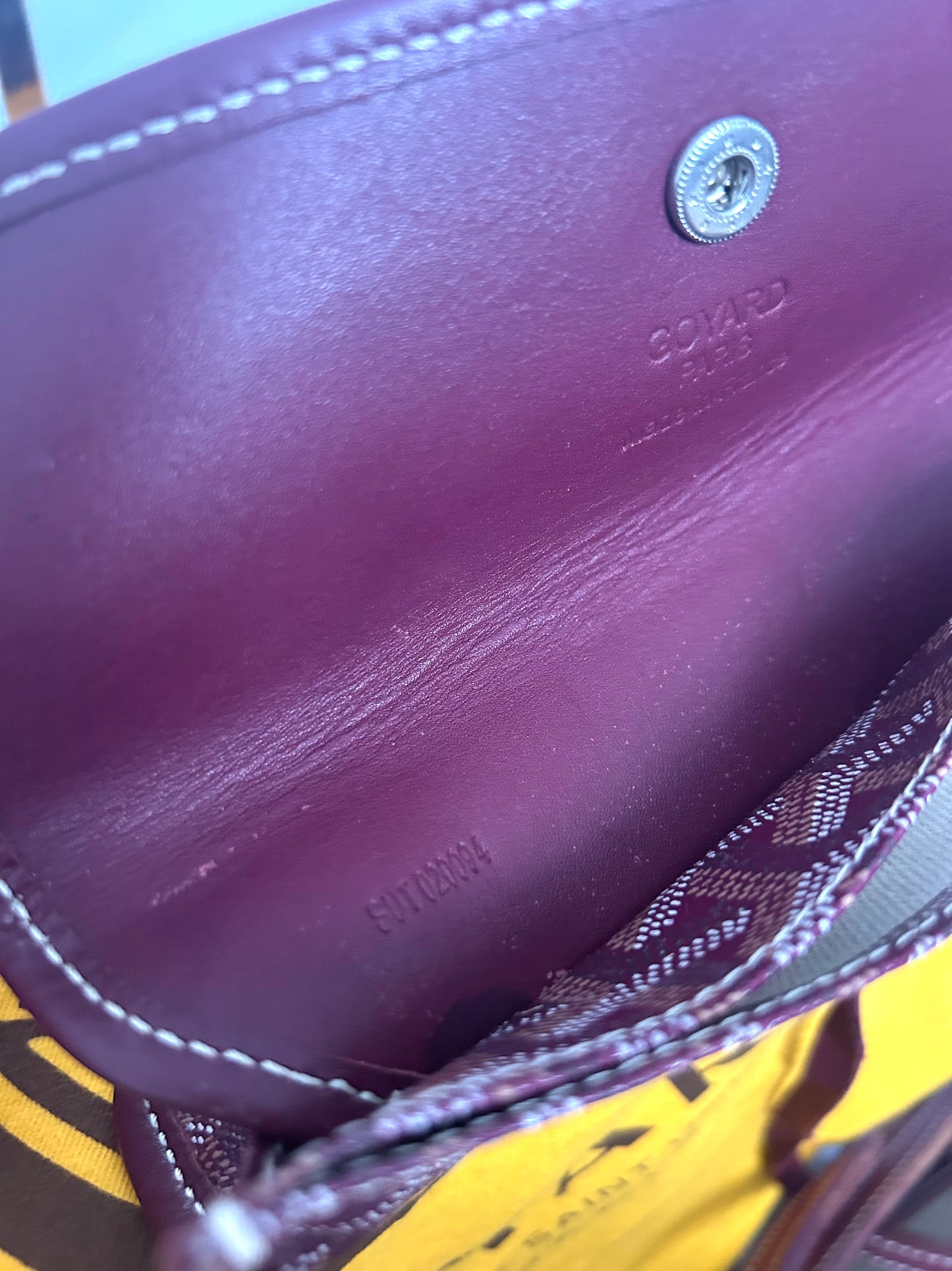 Goyard Burgundy Saint Louis GM