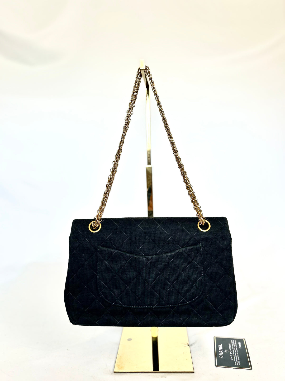 Authentic Chanel Jersey Classic Flap