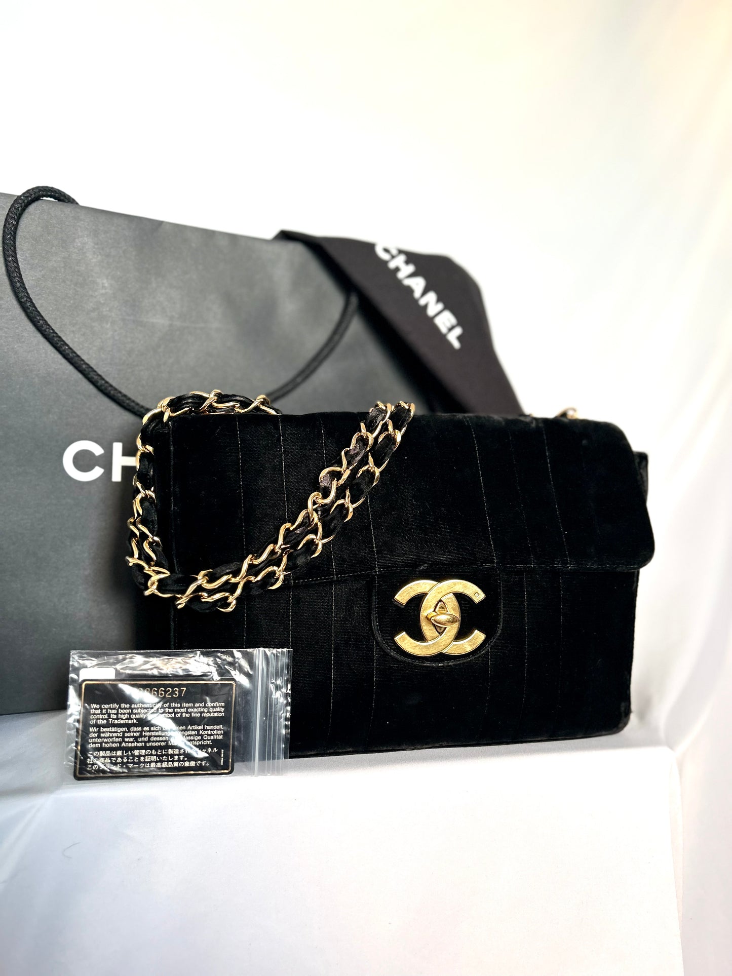Chanel Velvet 1993-1994 Jumbo