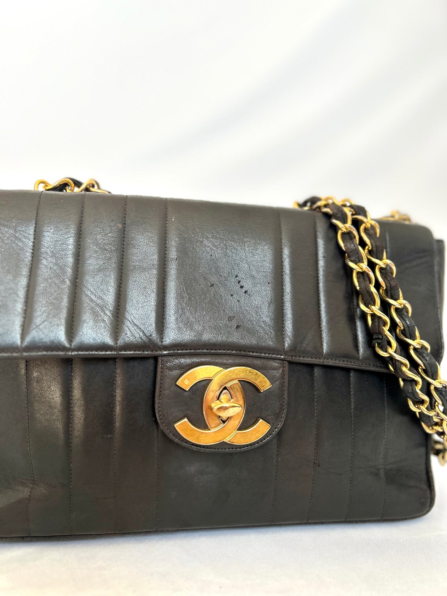 Chanel Lambskin Mademoiselle Jumbo
