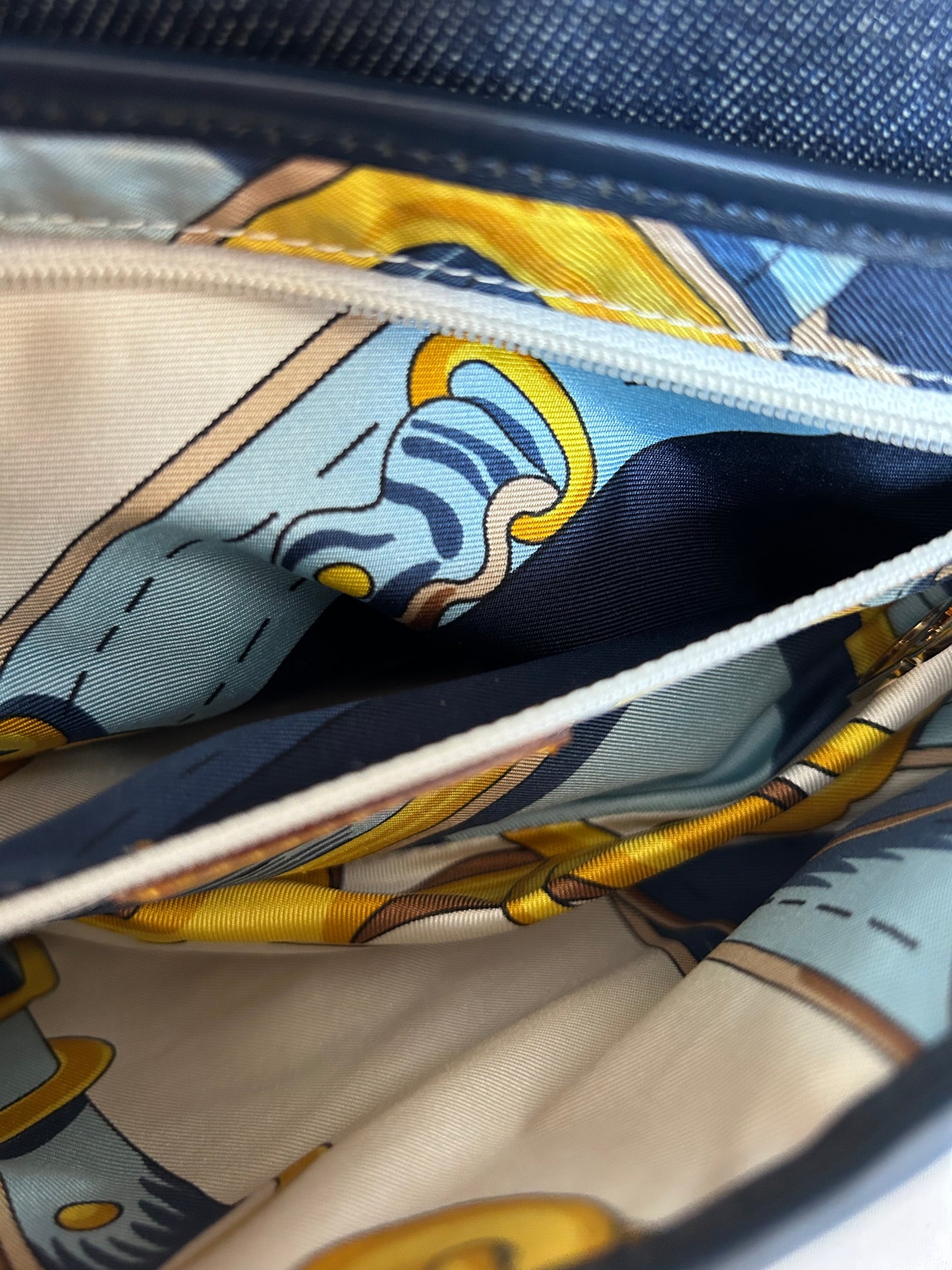 Dior Denim Saddle Bag