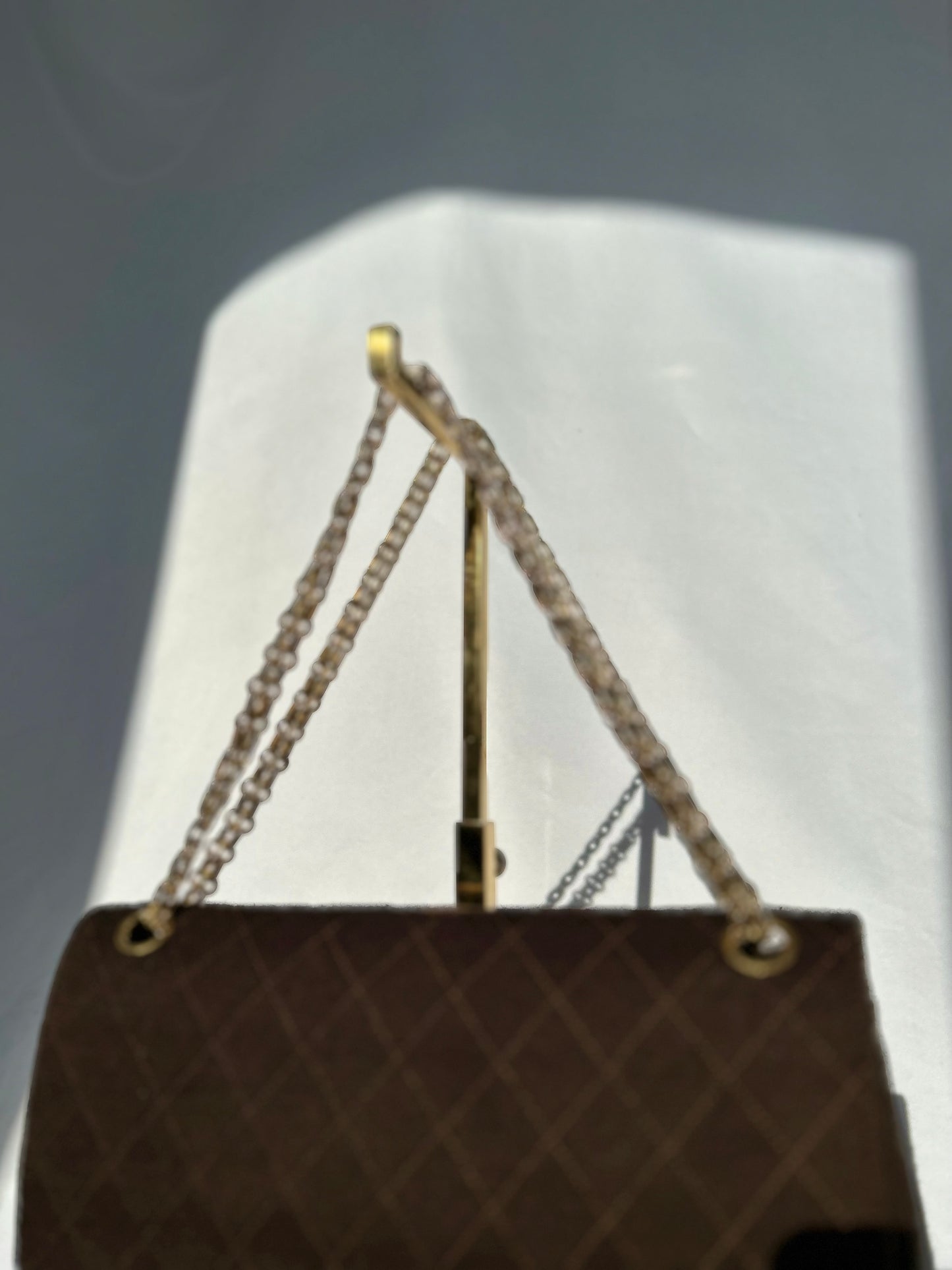 Chocolate Brown Soft Classic Flap