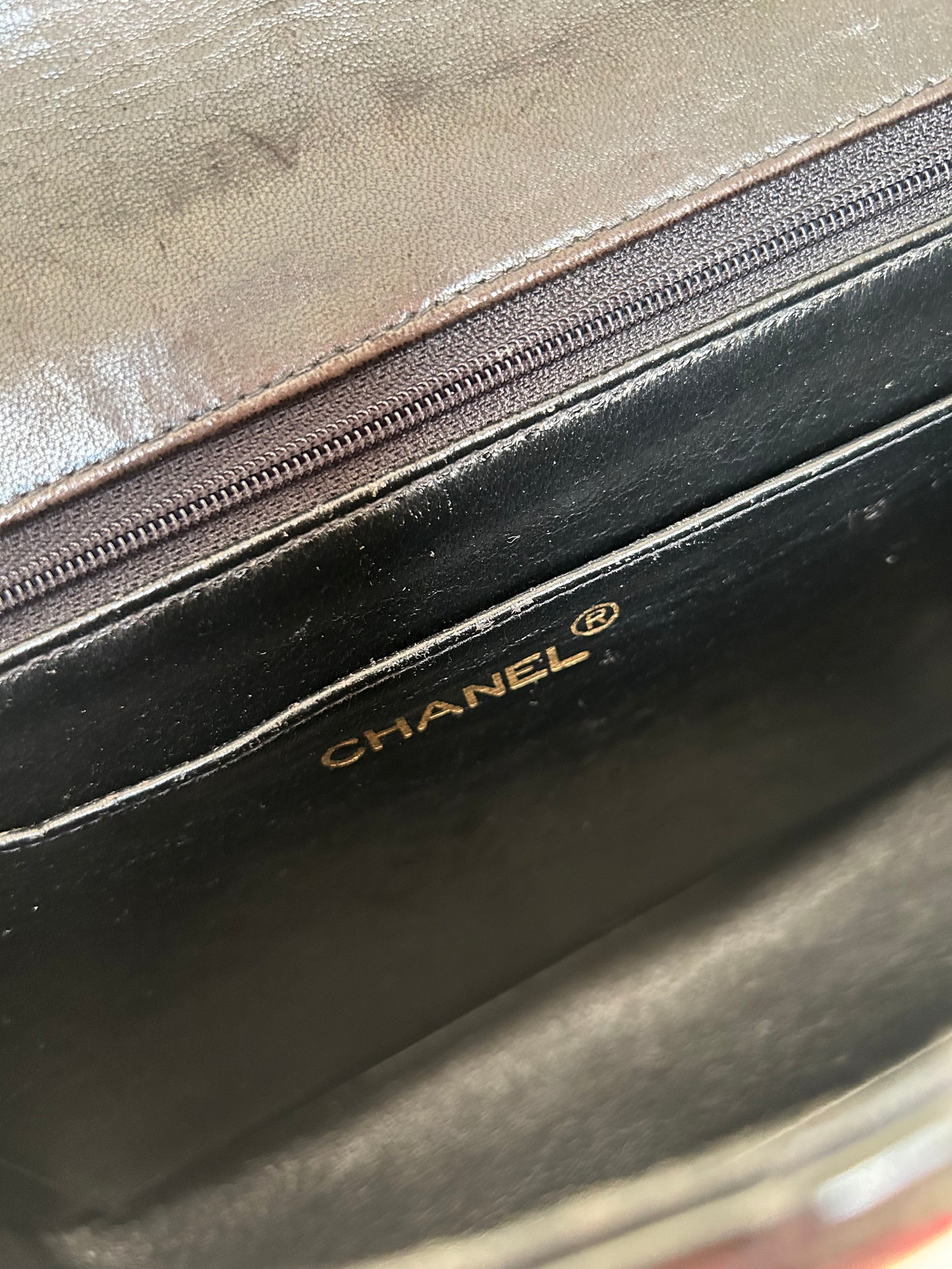 Chanel Patent Leather Single Flap Bag