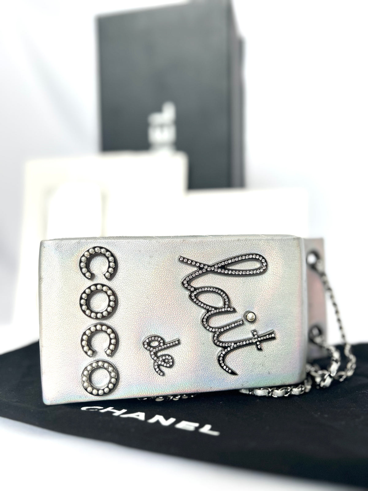 Extremely Rare Iridescent Lait de Coco Runway 2014 Milk Carton