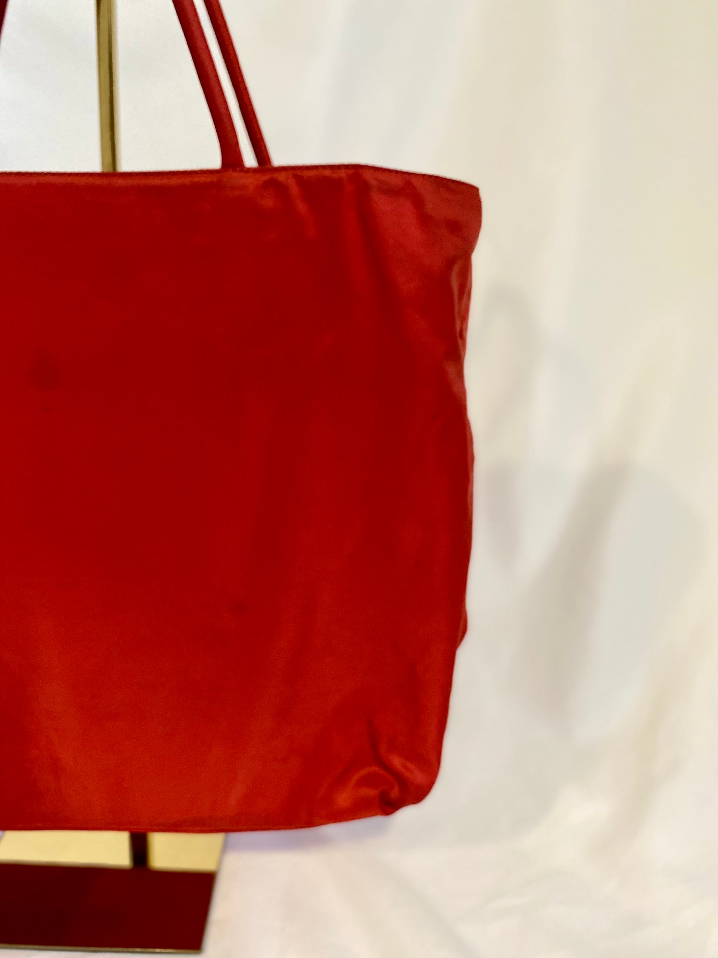 Red Prada Tote Bag