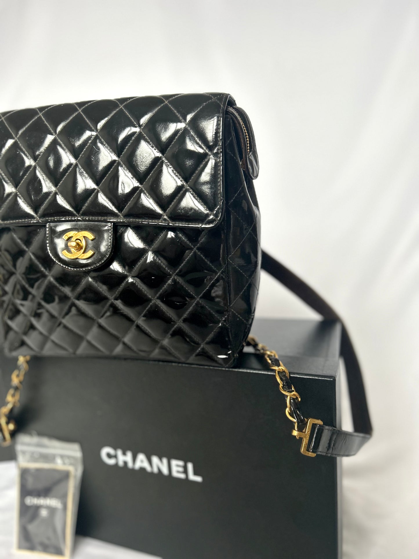 Chanel Patent Leather backpack