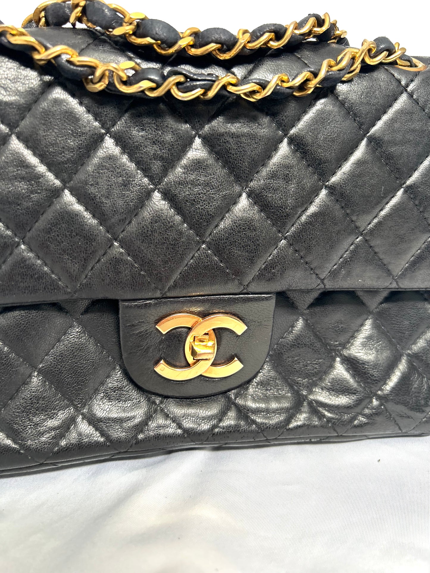 Chanel Black Lambskin Small Class Flap