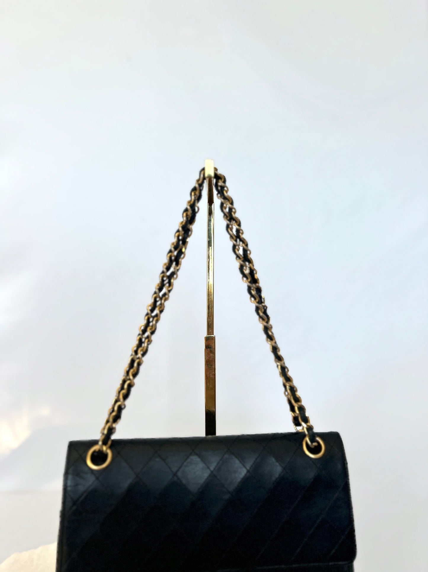 Authentic Vintage Medium Lambskin Chanel Classic Flap