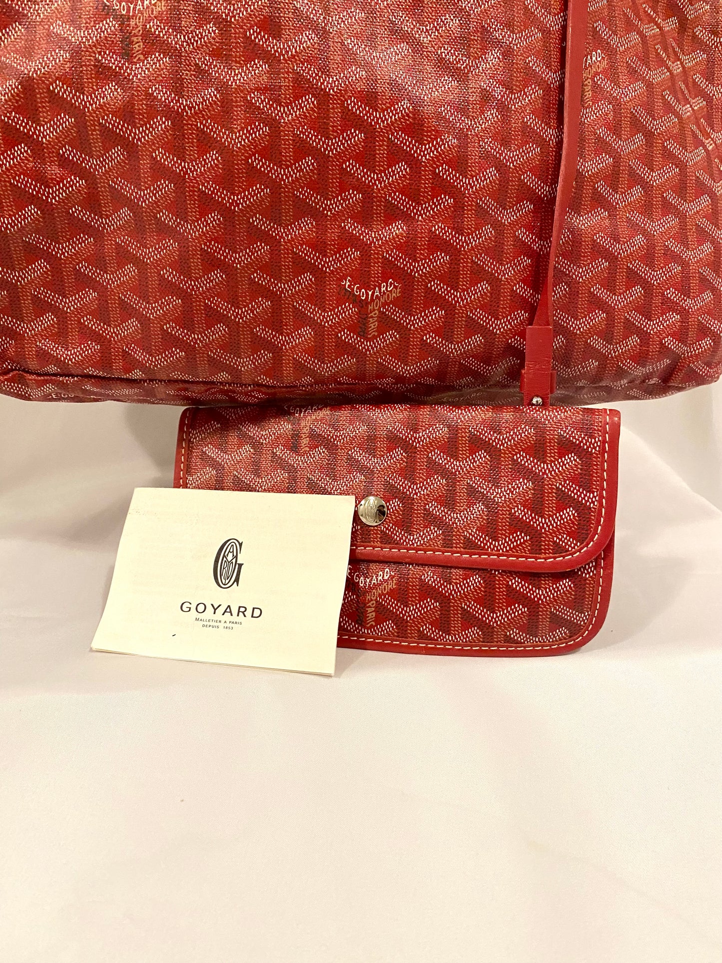 Goyard Red Saint Louis PM